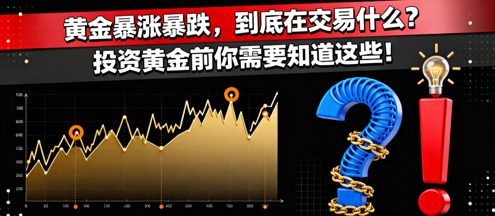 黄金暴涨暴跌,到底在交易什么?投资黄金前你需要知道这些!