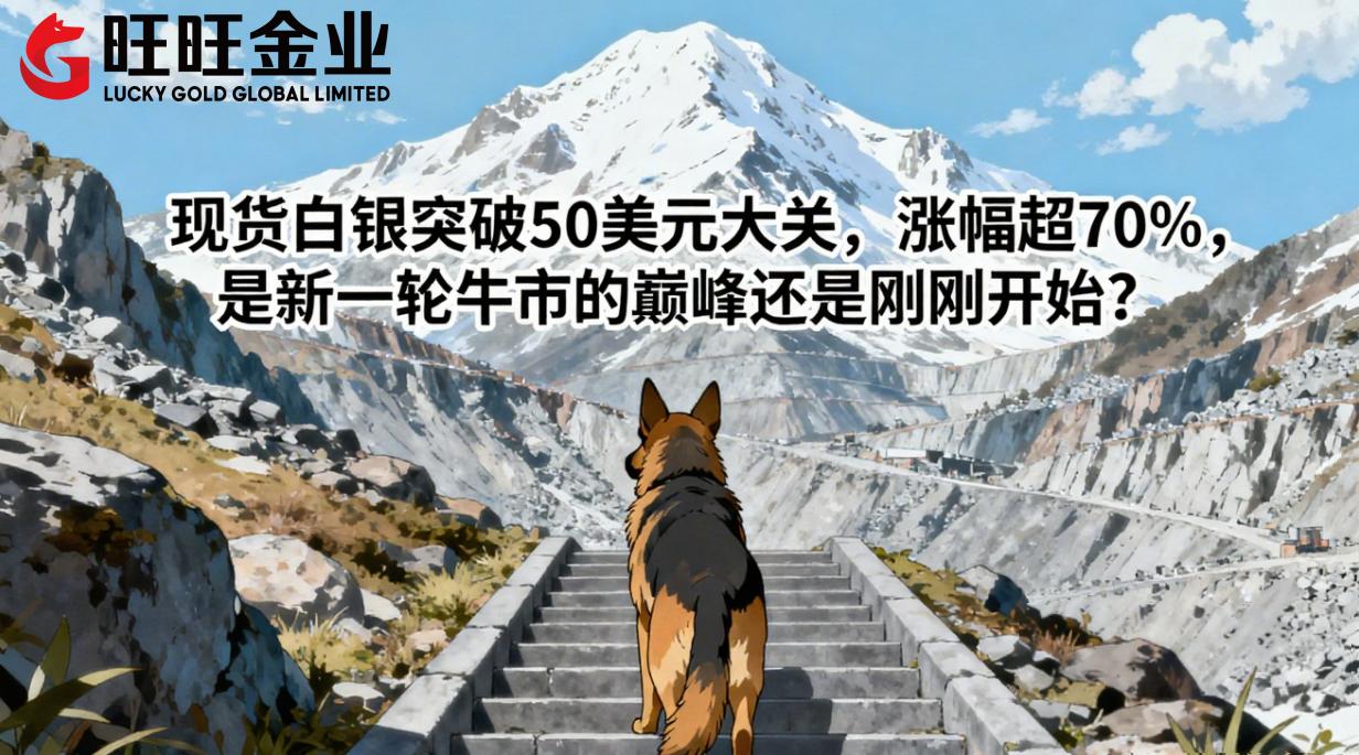 现货白银突破50美元大关,涨幅超70%,是新一轮牛市的巅峰还是刚刚开始?