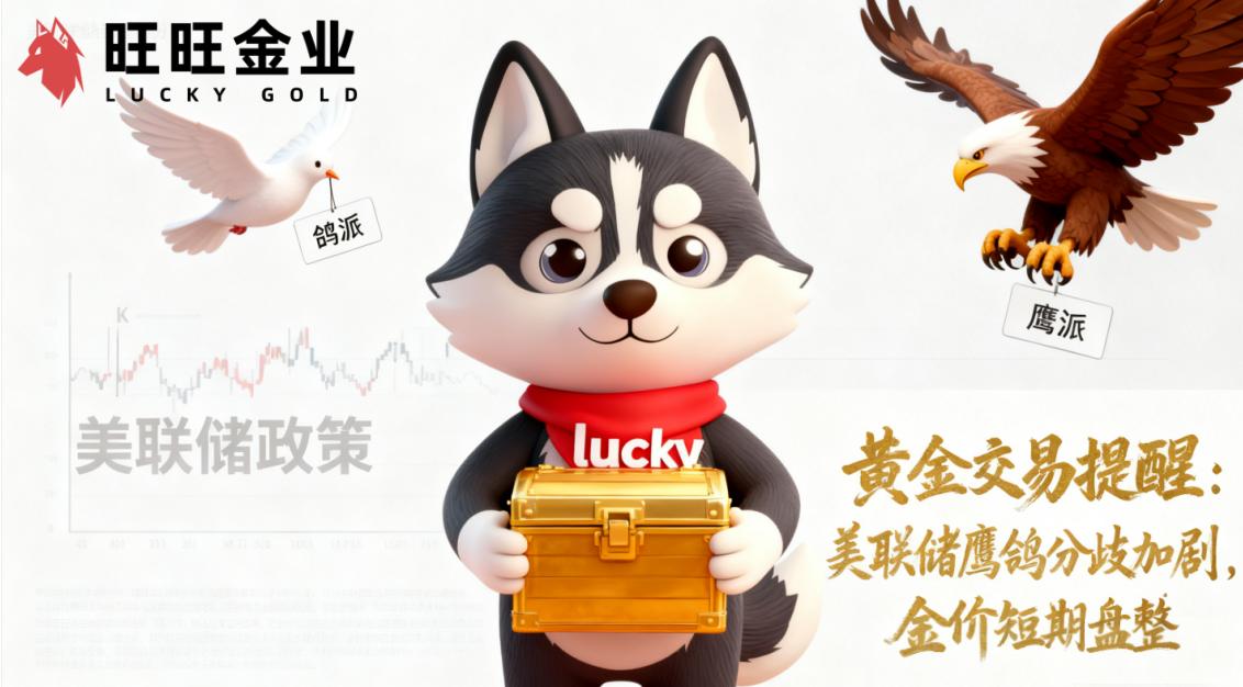 黄金交易提醒:美联储鹰鸽分歧加剧,金价短期盘整