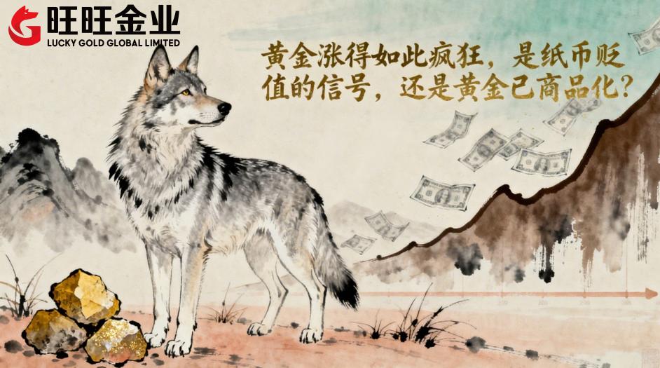 黄金涨得如此疯狂，是纸币贬值的信号，还是黄金已商品化？
